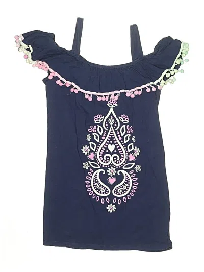 Pre-owned Justice Kids' Dress In Blue