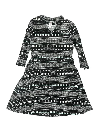 Pre-owned Justice Kids' Dress In Gray