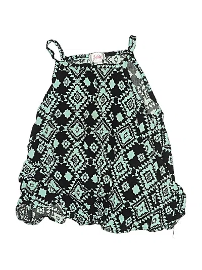 Pre-owned Justice Kids' Dress In Green