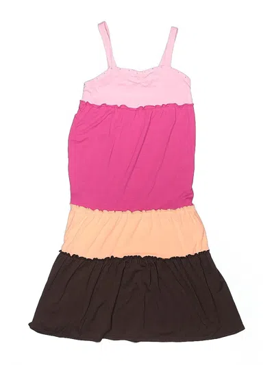Pre-owned Justice Kids' Dress In Pink