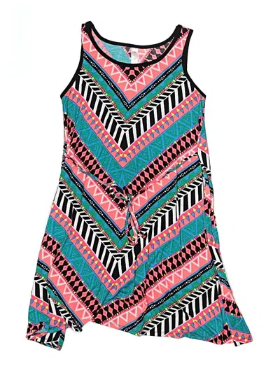 Pre-owned Justice Kids' Dress In Pink