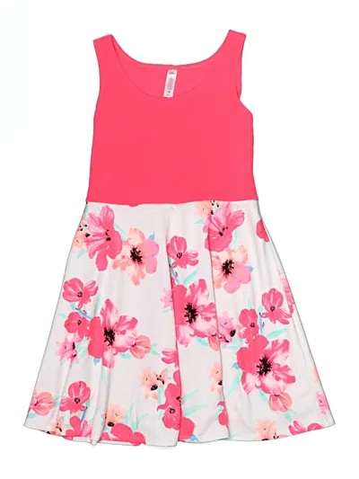 Pre-owned Justice Kids' Dress In Pink