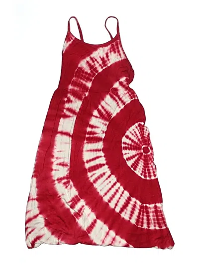 Pre-owned Justice Kids' Dress In Red