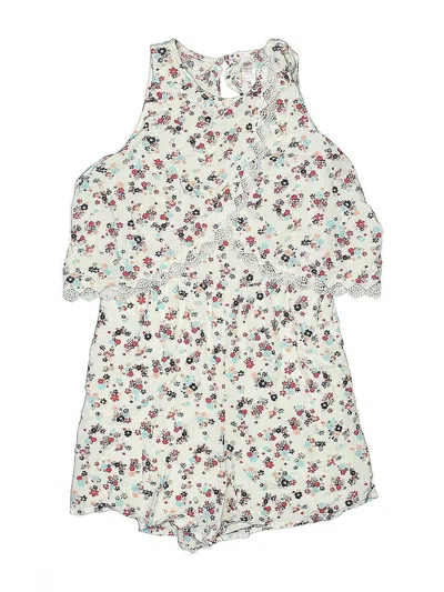 Pre-owned Justice Kids' Dress In White