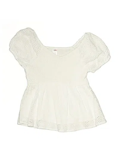 Pre-owned Justice Kids' Dress In White