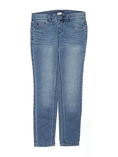 Pre-owned Justice Kids' Jeans In Blue