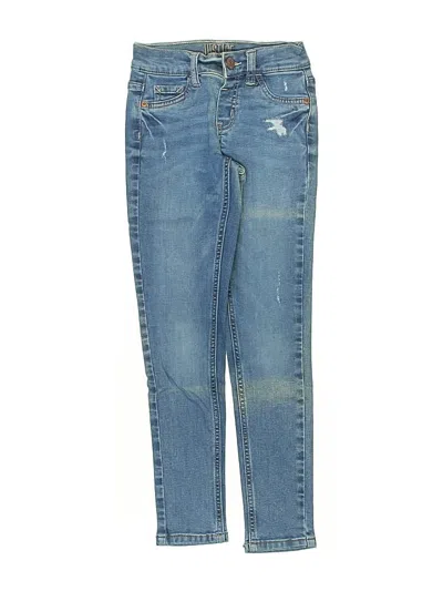 Pre-owned Justice Kids' Jeans In Blue