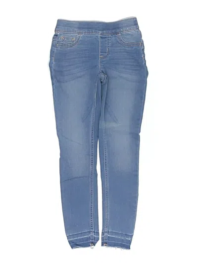 Pre-owned Justice Kids' Jeans In Blue