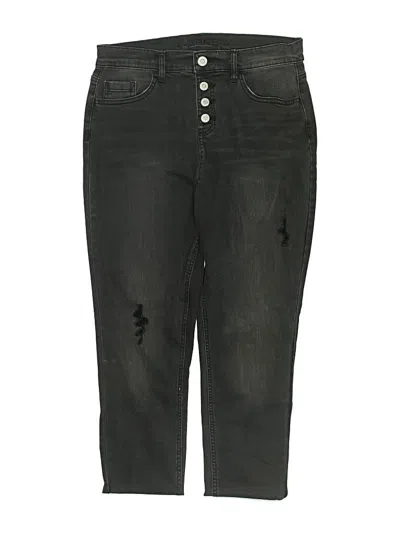 Pre-owned Justice Kids' Jeans In Green