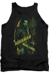 Justice League Movie Aquaman Adult Tank Top In Black