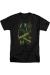 Justice League Movie Aquaman Short Sleeve Adult Tall Tee / T-shirt In Black