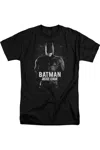 Justice League Movie Batman Short Sleeve Adult Tall Tee / T-shirt In Black