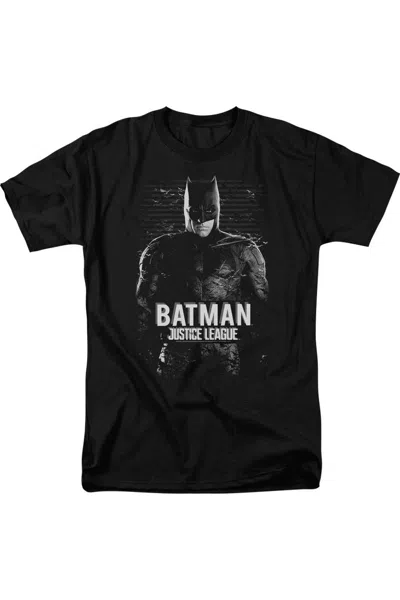 Justice League Movie Batman Short Sleeve Adult Tee / T-shirt In Black