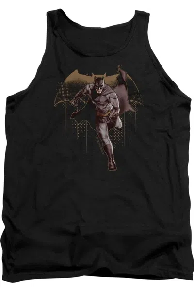 Justice League Movie Caped Crusader Adult Tank Top In Black