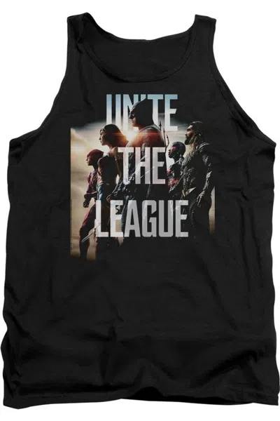 Justice League Movie Dawn Adult Tank Top In Black