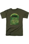 Justice League Movie Kryptonite Short Sleeve Adult Tee / T-shirt In Green