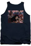 Justice League Movie Rally Adult Tank Top In Blue