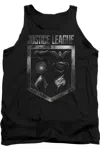 Justice League Movie Shield Of Emblems Adult Tank Top In Black