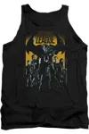 Justice League Movie Stand Up To Evil Adult Tank Top In Black