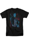 Justice League Movie Superman Short Sleeve Adult Tee / T-shirt In Black