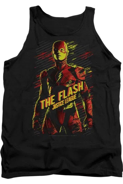 Justice League Movie The Flash Adult Tank Top In Black