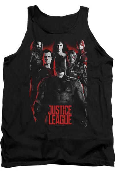 Justice League Movie The League Adult Tank Top In Black
