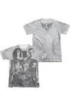 Justice League Movie The League (front/back Print) Adult Poly/cotton Short Sleeve Tee / T-shirt In White