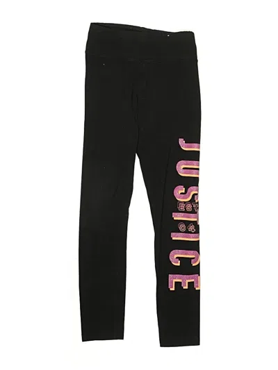 Pre-owned Justice Kids' Leggings In Black
