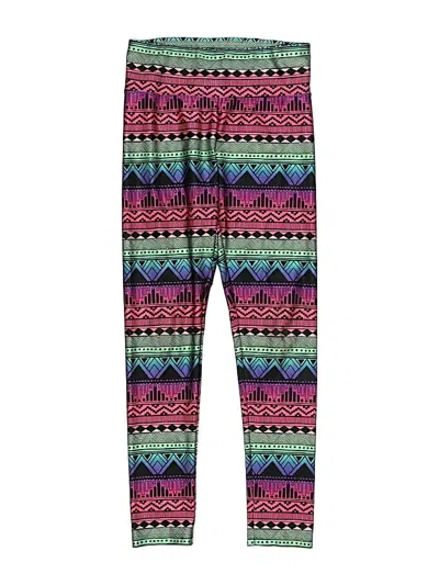 Pre-owned Justice Kids' Leggings In Pink