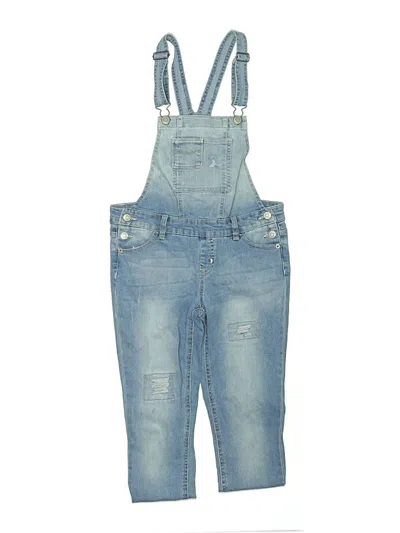 Pre-owned Justice Kids' Overalls In Blue