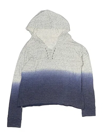 Pre-owned Justice Kids' Pullover Sweater In Blue