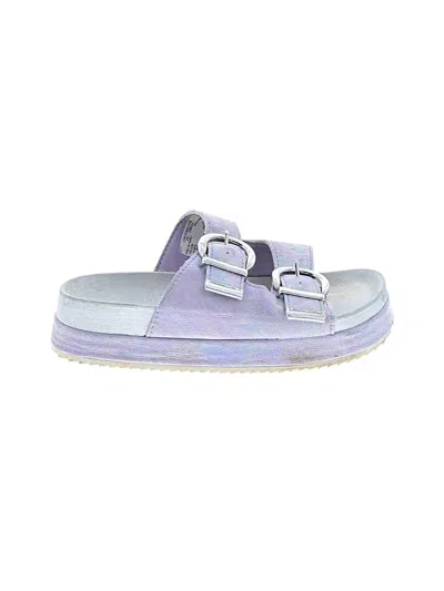Pre-owned Justice Kids' Sandals In Purple