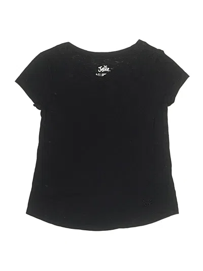 Pre-owned Justice Kids' Short Sleeve T-shirt In Black