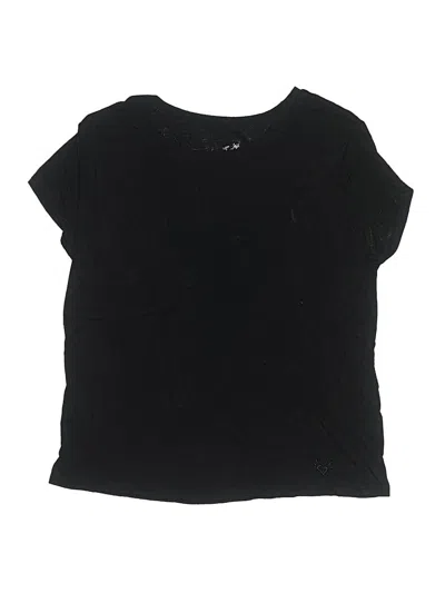 Pre-owned Justice Kids' Short Sleeve T-shirt In Black