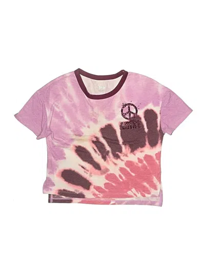 Pre-owned Justice Kids' Short Sleeve T-shirt In Pink