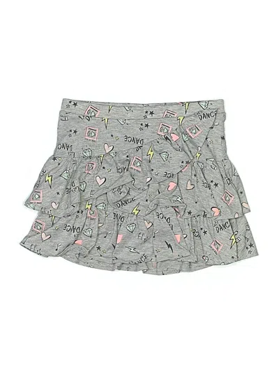 Pre-owned Justice Kids' Skirt In Gray