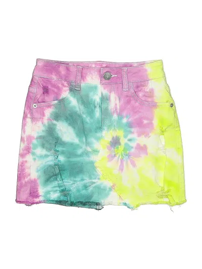 Pre-owned Justice Kids' Skirt In Green
