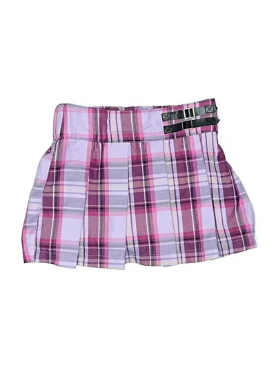 Pre-owned Justice Kids' Skirt In Pink