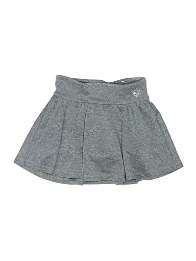 Pre-owned Justice Kids' Skort In Gray