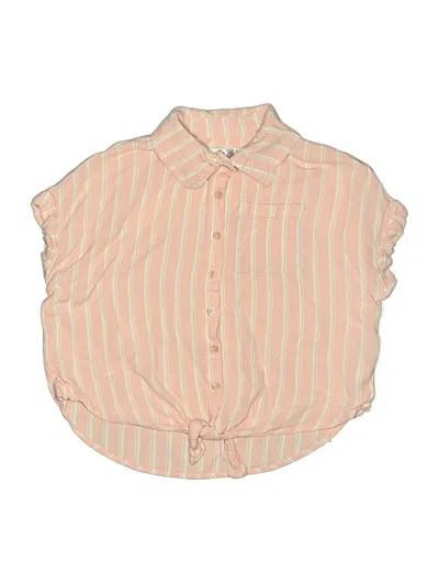 Pre-owned Justice Kids' Sleeveless Blouse In Orange