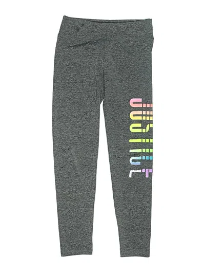 Pre-owned Justice Kids' Sweatpants In Gray