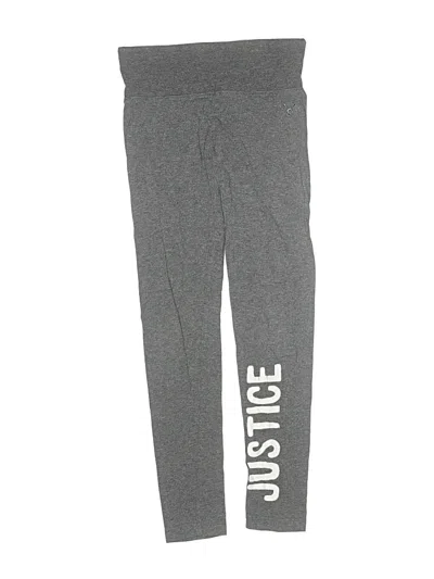 Pre-owned Justice Kids' Sweatpants In Gray