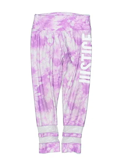Pre-owned Justice Kids' Sweatpants In Purple