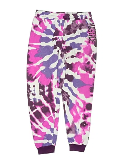 Pre-owned Justice Kids' Sweatpants In Purple