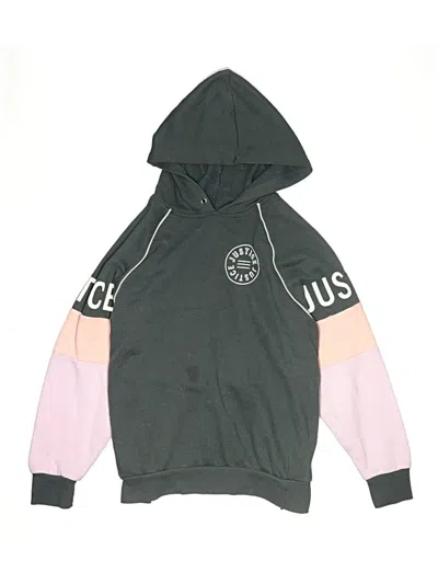 Pre-owned Justice Kids' Sweatshirt In Gray