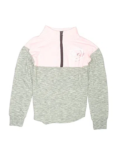 Pre-owned Justice Kids' Sweatshirt In Pink