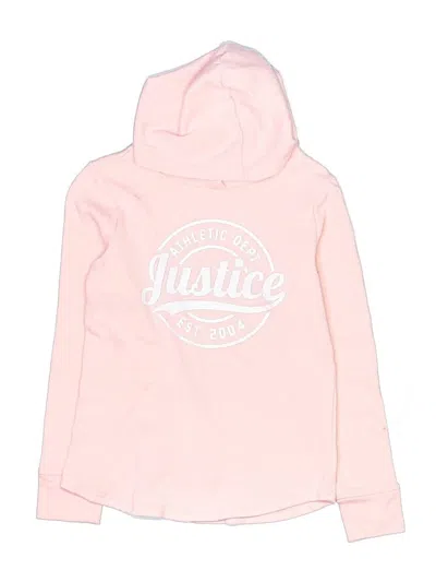 Pre-owned Justice Kids' Sweatshirt In Pink