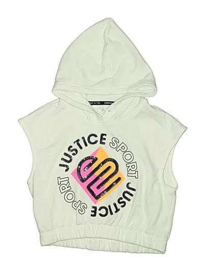 Pre-owned Justice Kids' Sweatshirt In Yellow