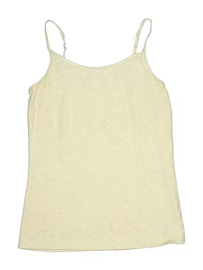 Pre-owned Justice Kids' Tank Top Ivory Halter Neckline Tops