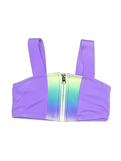 Pre-owned Justice Kids' Tank Top Purple Tops